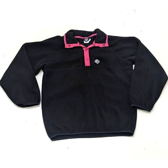 Woolrich Sigmet Gear Size Small Fleece Pullover Jacket Vintage 90s Made In USA - Picture 1 of 7